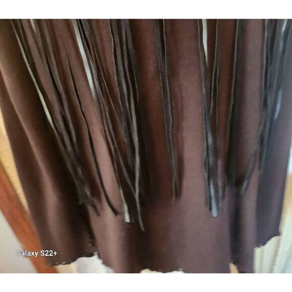 J45  Ariat Western sweater cardigan with fringe - Picture 10 of 14